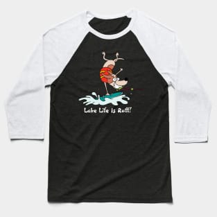 Wakeboard for Dark Shirts Baseball T-Shirt